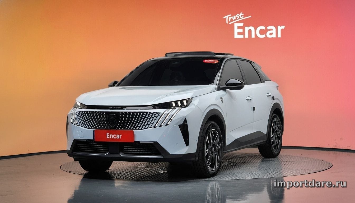 Peugeot 3008 сзади