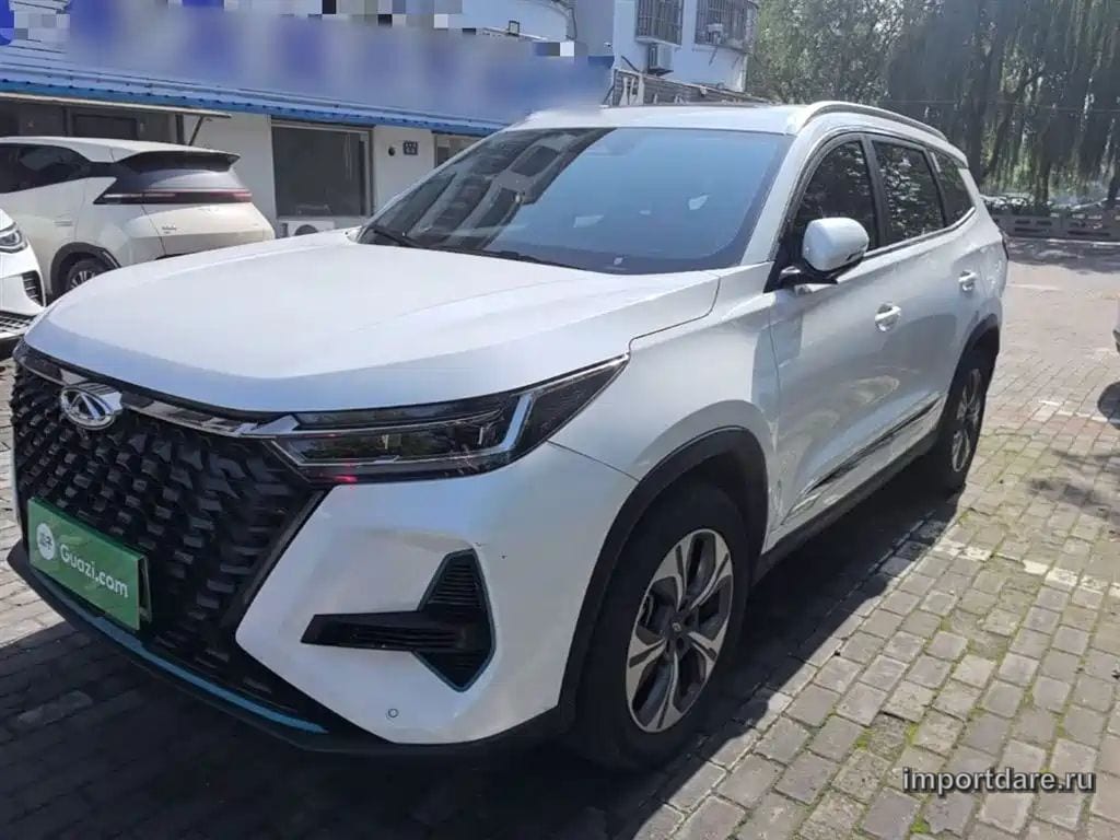 CHERY TIGGO 8 PRO NEW ENERGY 2024 — 29 300 км, белый, Китай — под ключ — фото 2