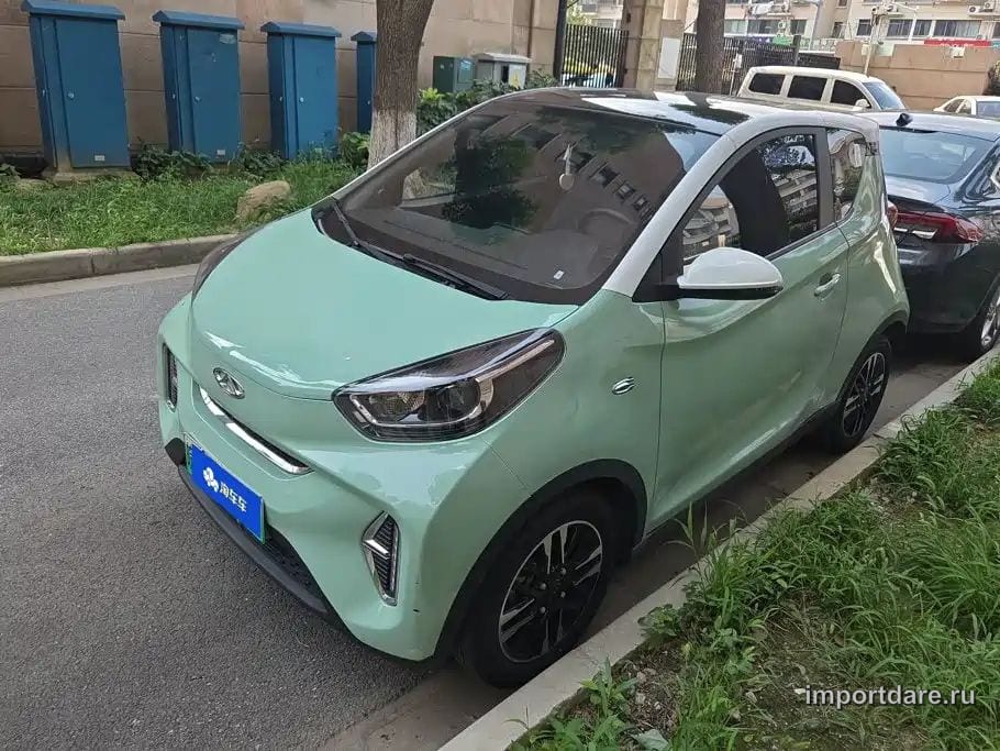 CHERY LITTLE ANT 2023 — 26 300 км, зелёный, Китай — под ключ — фото 1