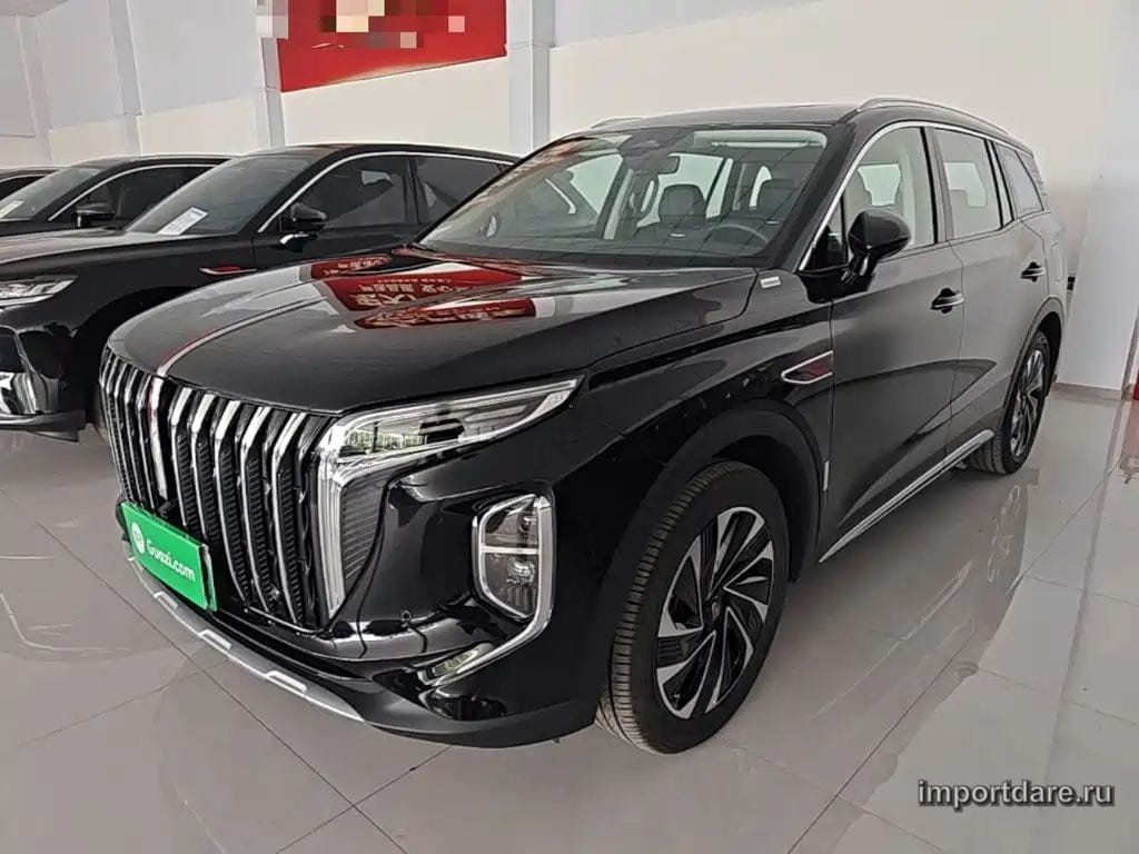 HONGQI HS7 PHEV 2025 — 100 км, чёрный, Китай — под ключ — фото 2