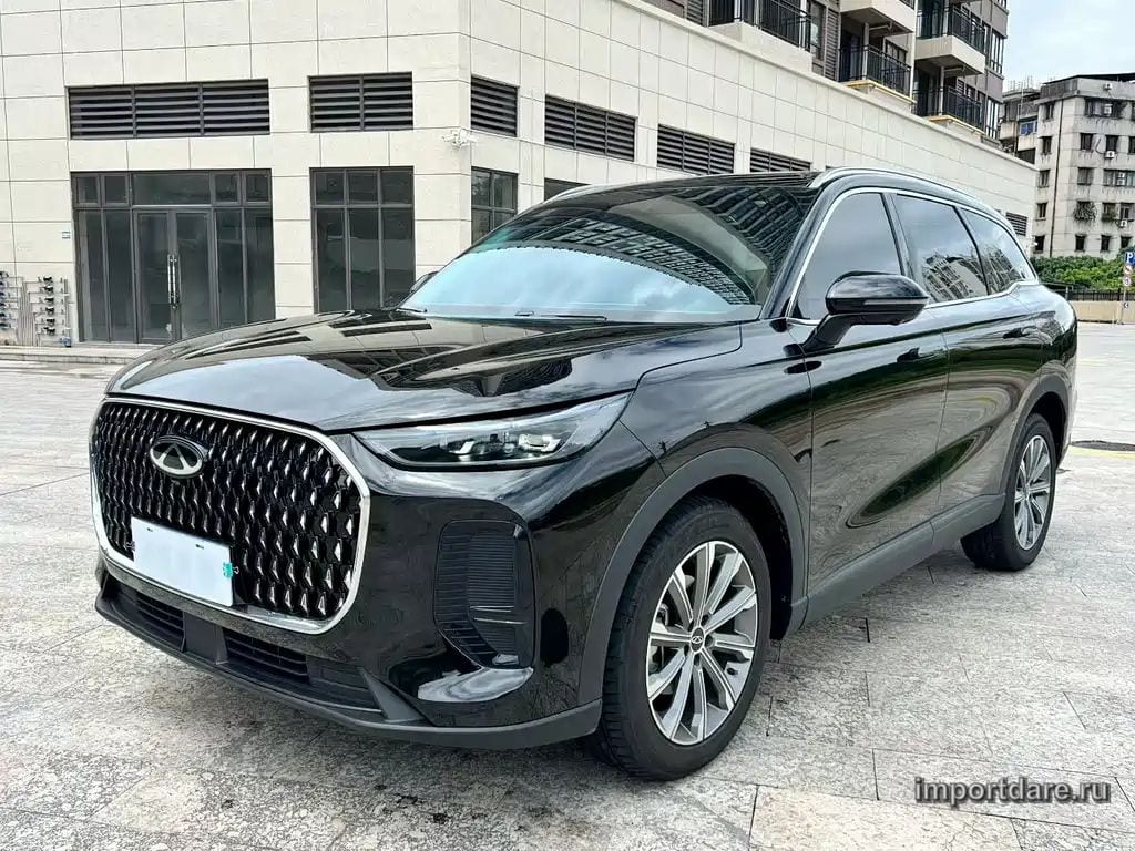 CHERY TIGGO 8 L 2025 — 7 000 км, чёрный, Китай — под ключ — фото 1