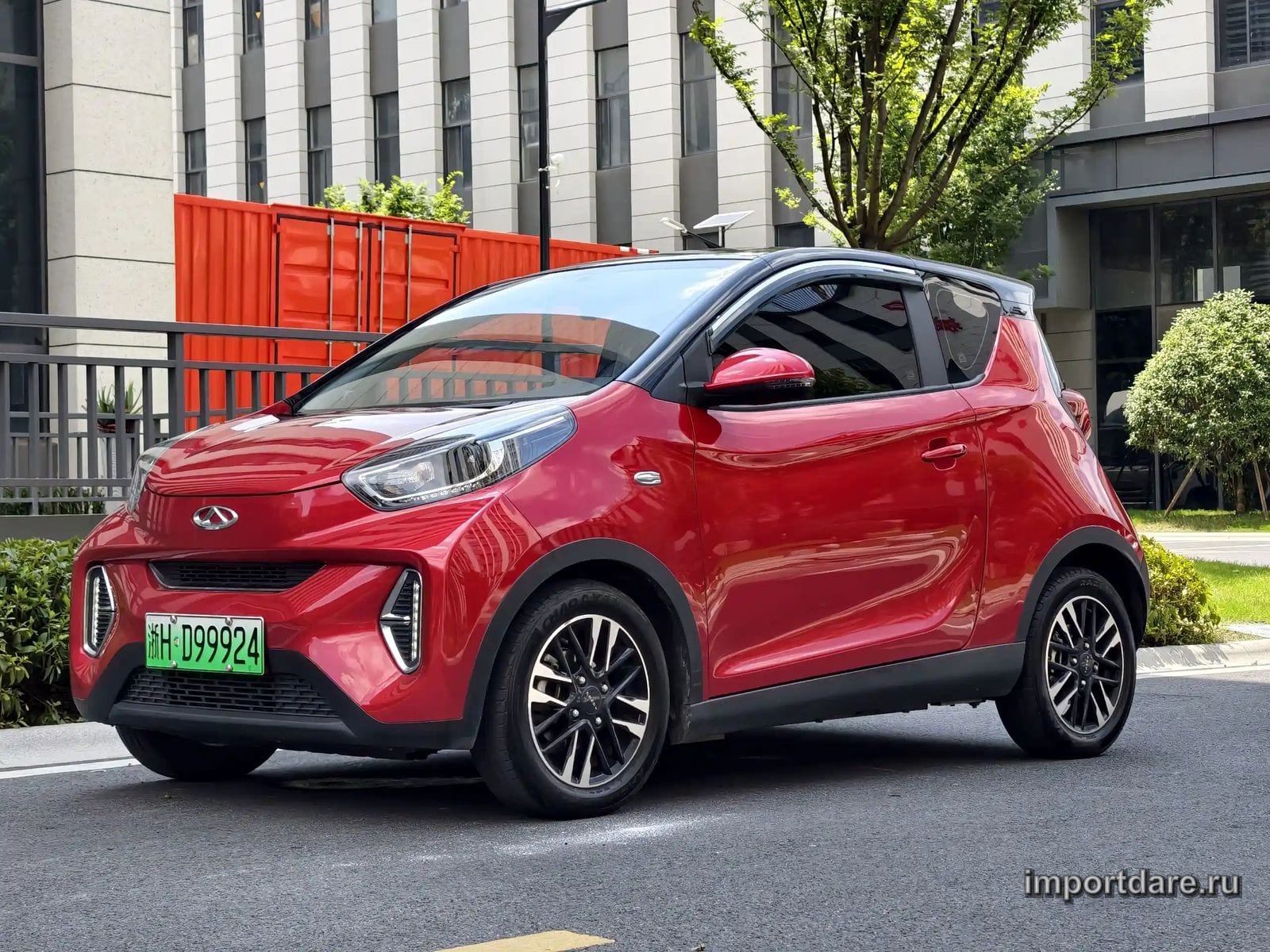 CHERY LITTLE ANT 2022 — 40 000 км, пурпурный, Китай — под ключ — фото 1