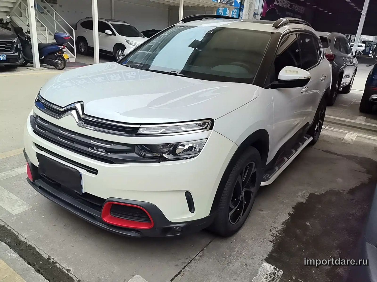 CITROEN C5 AIRCROSS 2018 — 100 000 км, белый, Китай — под ключ — фото 1