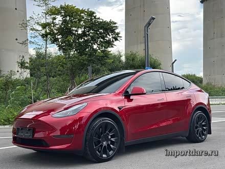 TESLA MODEL Y 2024 — 30 000 км, Китай — под ключ — фото 1