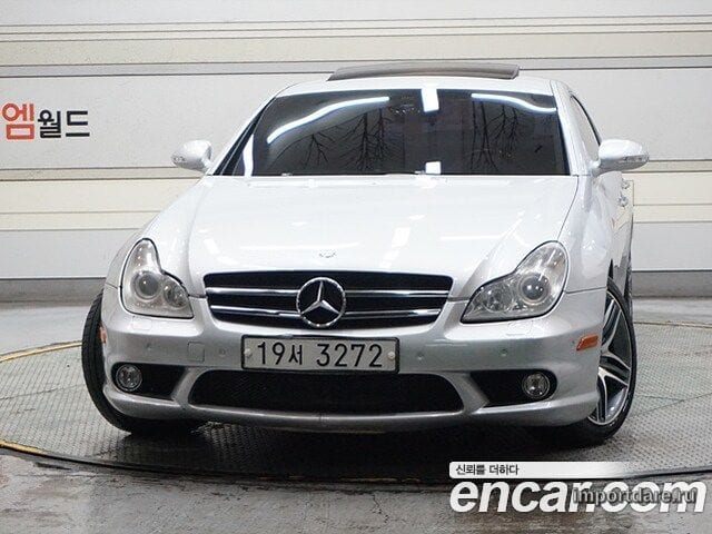 MERCEDES-BENZ CLS-CLASS W219 2008 — 170 000 км, серебристый, Корея — под ключ — фото 12