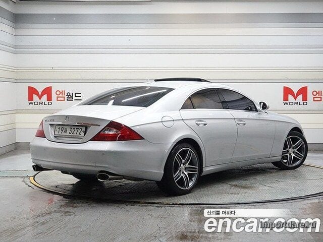 MERCEDES-BENZ CLS-CLASS W219 2008 — 170 000 км, серебристый, Корея — под ключ — фото 4