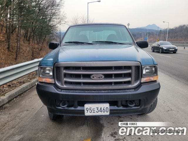 FORD F350 2002 — 170 300 км, тёмно-зелёный, Корея — под ключ — фото 3