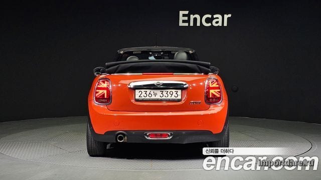 MINI COOPER CONVERTIBLE 2019 — 145 341 км, красный, Корея — под ключ — фото 4