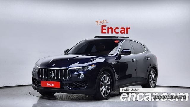 MASERATI LEVANTE 2019 — 72 462 км, синий, Корея — под ключ — фото 1