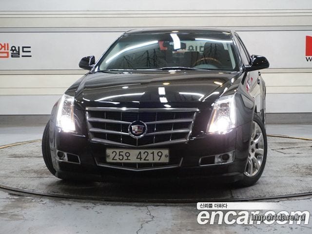 CADILLAC CTS 2009 — 150 000 км, чёрный, Корея — под ключ — фото 1