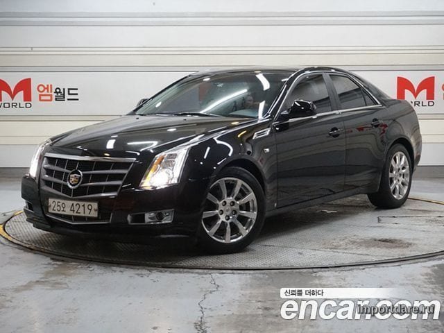 CADILLAC CTS 2009 — 150 000 км, чёрный, Корея — под ключ — фото 2