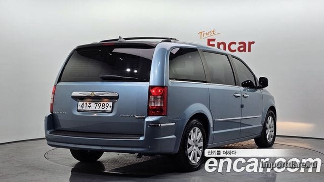 CHRYSLER GRAND VOYAGER 2010 — 111 674 км, синий, Корея — под ключ — фото 2