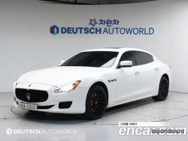 MASERATI QUATTROPORTE 2016 — 100 010 км, Корея — под ключ — фото 1