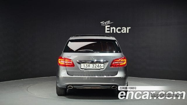 MERCEDES-BENZ B-CLASS W246 2013 — 211 632 км, серебристо-серый, Корея — под ключ — фото 4
