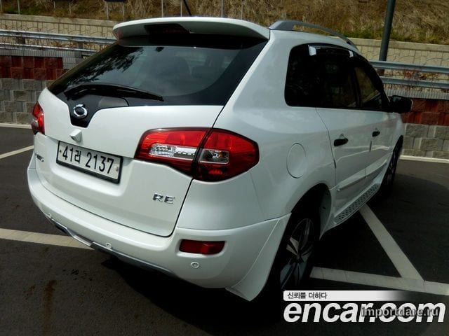 RENAULT KOREA QM5 2014 — 121 247 км, белый-перламутр, Корея — под ключ — фото 5