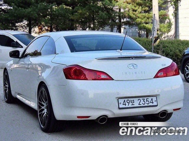 INFINITI G37 2009 — 100 450 км, белый, Корея — под ключ — фото 2