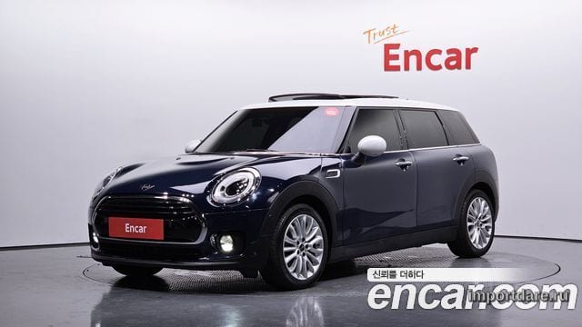 MINI COOPER D CLUBMAN 2019 — 73 952 км, синий, Корея — под ключ — фото 1