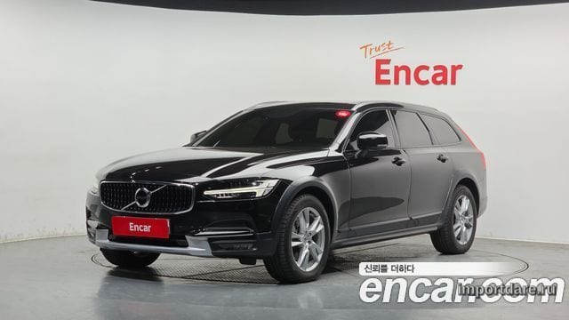 VOLVO V90 CROSS COUNTRY 2017 — 94 045 км, белый-перламутр, Корея — под ключ — фото 1