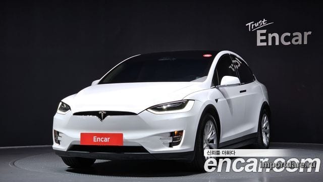 TESLA MODEL X 2018 — 128 412 км, белый, Корея — под ключ — фото 1