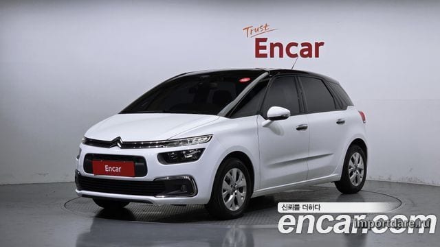CITROEN C4 PICASSO 2017 — 43 053 км, белый, Корея — под ключ — фото 1