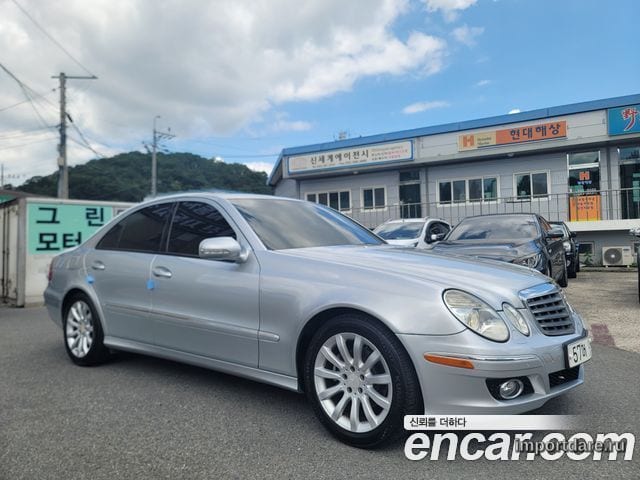 MERCEDES-BENZ E-CLASS W211 2009 — 108 218 км, серебристый, Корея — под ключ — фото 3
