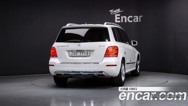 MERCEDES-BENZ GLK-CLASS X204 2014 — 212 244 км, белый, Корея — под ключ — фото 4