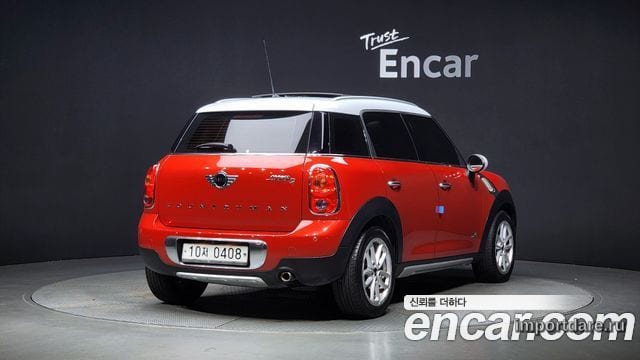MINI COOPER D COUNTRYMAN 2016 — 134 240 км, красный, Корея — под ключ — фото 2