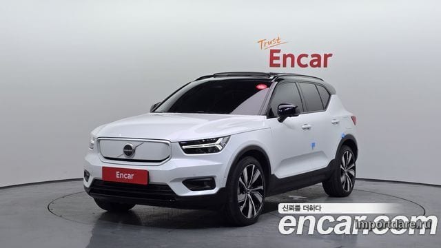 VOLVO XC40 RECHARGE 2022 — 93 160 км, белый, Корея — под ключ — фото 12
