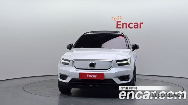 VOLVO XC40 RECHARGE 2022 — 93 160 км, белый, Корея — под ключ — фото 3