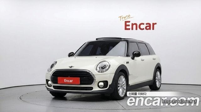 MINI COOPER D CLUBMAN 2018 — 82 437 км, белый-перламутр, Корея — под ключ — фото 1