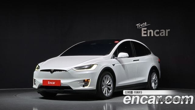 TESLA MODEL X 2018 — 240 789 км, белый, Корея — под ключ — фото 1