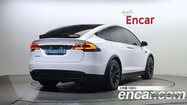 TESLA MODEL X 2018 — 122 889 км, белый, Корея — под ключ — фото 2