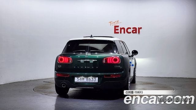 MINI COOPER D CLUBMAN 2019 — 89 753 км, зелёный, Корея — под ключ — фото 4