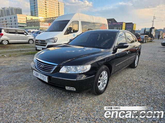 HYUNDAI GRANDEUR NEW LUXURY 2010 — 116 999 км, чёрный, Корея — под ключ — фото 2