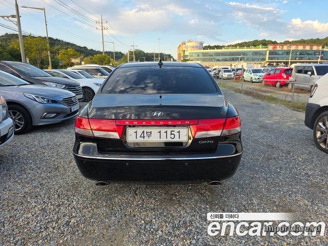 HYUNDAI GRANDEUR NEW LUXURY 2010 — 116 999 км, чёрный, Корея — под ключ — фото 6