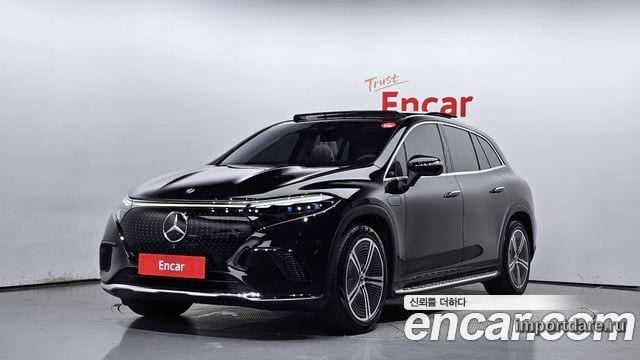 MERCEDES-BENZ EQS SUV X296 2023 — 31 601 км, чёрный, Корея — под ключ — фото 1