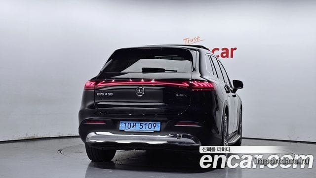 MERCEDES-BENZ EQS SUV X296 2023 — 31 601 км, чёрный, Корея — под ключ — фото 4