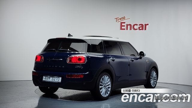MINI COOPER D CLUBMAN 2017 — 73 542 км, синий, Корея — под ключ — фото 2