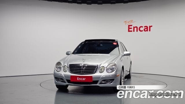 MERCEDES-BENZ E-CLASS W211 2007 — 123 883 км, серебристый, Корея — под ключ — фото 3