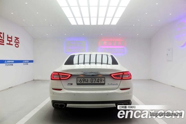 MASERATI QUATTROPORTE 2016 — 73 000 км, белый, Корея — под ключ — фото 4