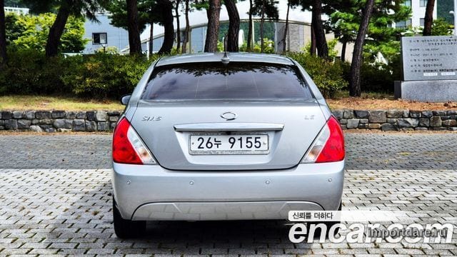 RENAULT KOREA SM5 NEW IMPRESSION 2009 — 132 163 км, серебристый, Корея — под ключ — фото 5