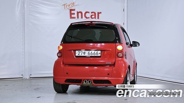 SMART FORTWO COUPE 2014 — 107 425 км, красный, Корея — под ключ — фото 4