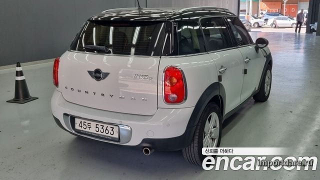 MINI COOPER D COUNTRYMAN 2015 — 110 000 км, белый, Корея — под ключ — фото 2