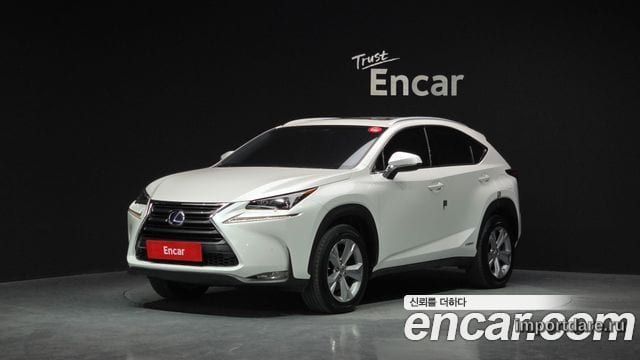 LEXUS NX300H 2015 — 84 777 км, белый, Корея — под ключ — фото 1