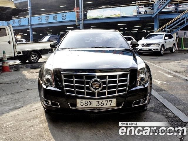 CADILLAC CTS 2012 — 136 358 км, чёрный, Корея — под ключ — фото 2