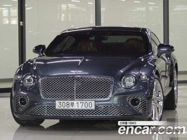 BENTLEY CONTINENTAL 2020 — 36 600 км, синий, Корея — под ключ — фото 1