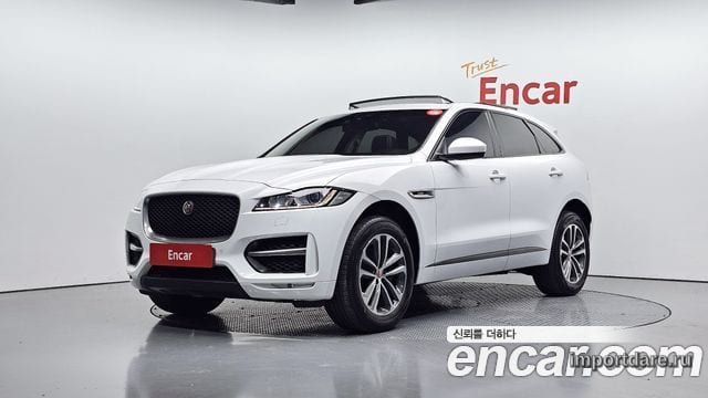 JAGUAR F-PACE 2018 — 111 509 км, белый, Корея — под ключ — фото 1