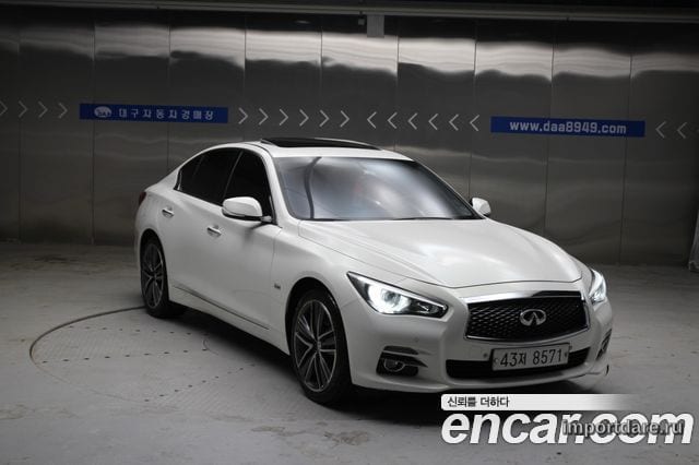 INFINITI Q50 2015 — 95 500 км, белый, Корея — под ключ — фото 3