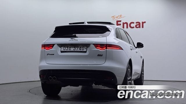 JAGUAR F-PACE 2018 — 124 460 км, белый, Корея — под ключ — фото 4