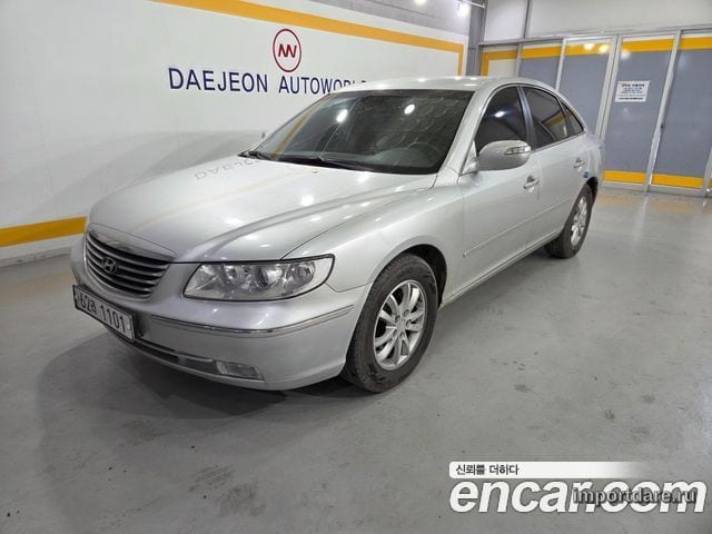 HYUNDAI GRANDEUR NEW LUXURY 2009 — 126 231 км, серебристый, Корея — под ключ — фото 2